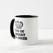 King of Dad plaisante Mug - Drôle cadeau de Fête d (Devant gauche)