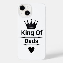 King of Dads Crown cadeau Hoesje voor hem
