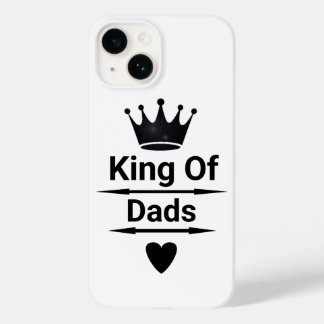King of Dads Crown cadeau Hoesje voor hem