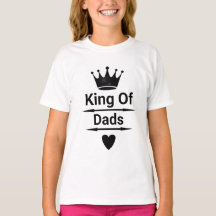 King of Dads T-shirt voor meisjes