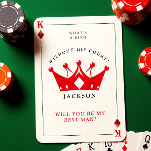 King of Diamonds Poker Beste Man Voorstel Kaart
