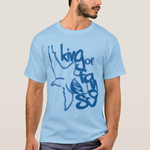 King of Fangs Blue T-shirt