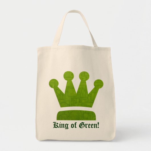 King of Green Bag! Tote Bag (Voorkant)