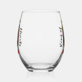 King of Hearts Design Verre sans pierre (Droite)