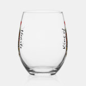 King of Hearts Design Verre sans pierre (Gauche)