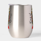 King of Hearts Design Vin thermique Tumbler (Droite)
