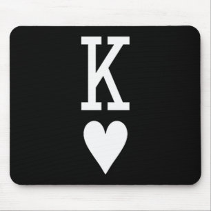 King Of Hearts en Queen Of Hearts Koppel Matchin Muismat