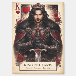 King of Hearts Gothic Tarot Card Magnet Magneet