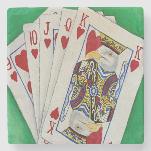 King of Hearts Onderzetters (Voorkant)