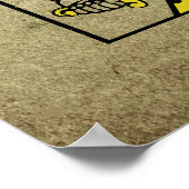 King of Hearts Style Pplaykaarten Poster (Hoek)