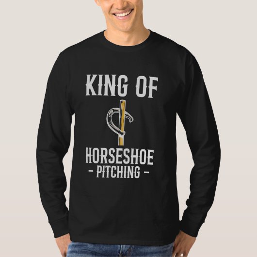 King of Hoefijzer Pitching T-shirt (Voorkant)