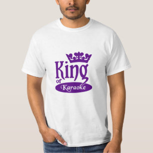 King of Karaoke shirt - kies stijl & kleur