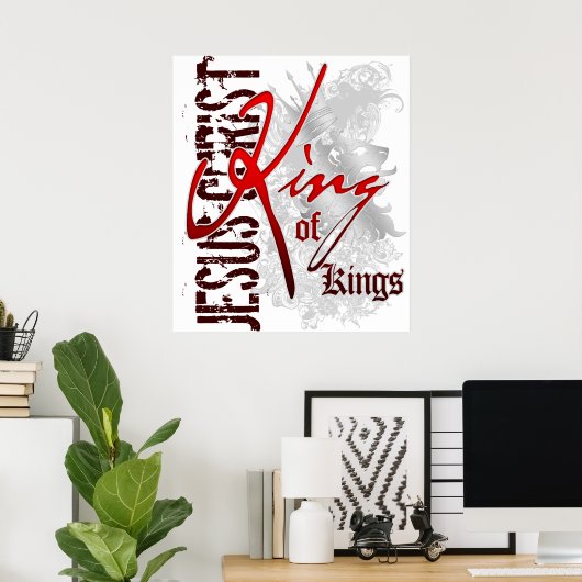 King of Kings Canvas Poster (Thuiskantoor)