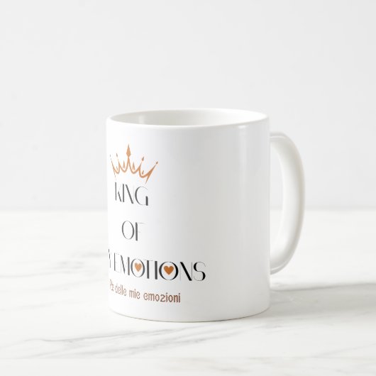 King of My Emotions Mug (Devant droit)