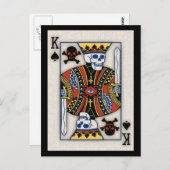 King of Skulls Briefkaart (Voorkant / Achterkant)