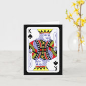 King Of Spades Jouer Des Cartes Costume Halloween (Fleur jaune)