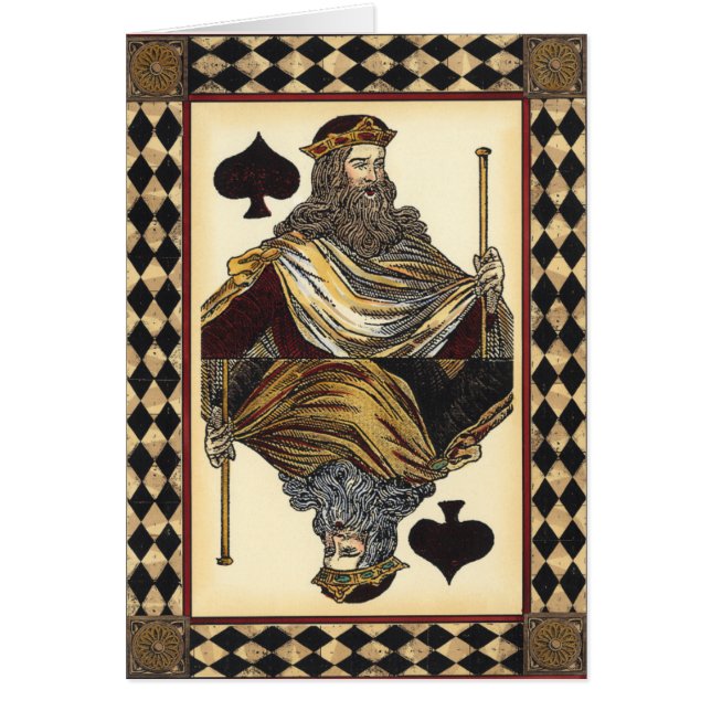 King of Spades-speelkaart van Vision Studio (Voorkant)