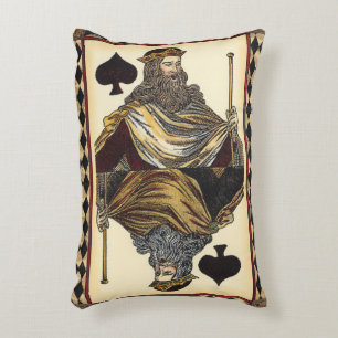 King of Spades-speelkaart van Vision Studio Accent Kussen