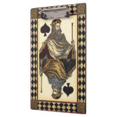 King of Spades-speelkaart van Vision Studio Klembord (Links)