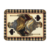 King of Spades-speelkaart van Vision Studio Magneet (Horizontaal)