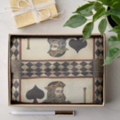 King of Spades-speelkaart van Vision Studio Tissuepapier (Geschenk)