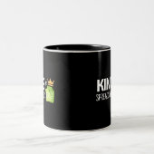King of spreadsheets Two-Tone koffiekoffie mok (Center)