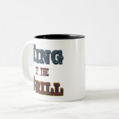 King of the Grill BBQ Slogan Personnalisable Mug (Devant gauche)