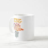 King of the Grill Graphic Koffiemok (Voorkant links)