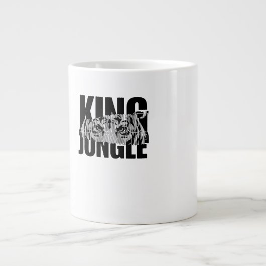 King of the Jungle Extra Grote Beker (Voorkant)