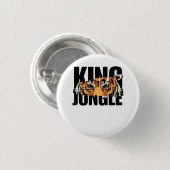 King of the Jungle Ronde Button 3,2 Cm (Voorkant /achterkant)