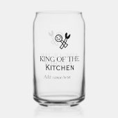 King of the kitchen chef cooking add name crown ha (Verso)