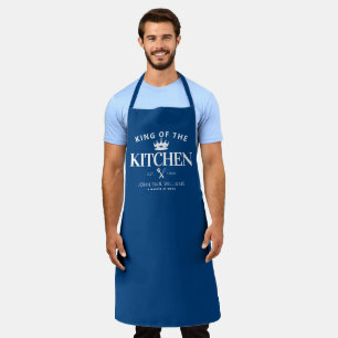 King of the Kitchen Crown Foodie Dad Mannen Navy B Schort
