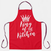 King of the Kitchen Vaderdag Moet Chef's hebben Schort (Voorkant)