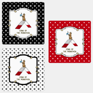 King of the Mountain Dog Agility Design Labels