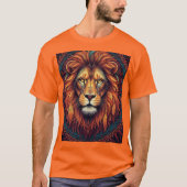 King of the Oerwoud - Bold Lion T-shirt (Voorkant)