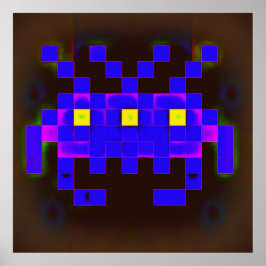 King of the Space Invasion (Version B) Poster