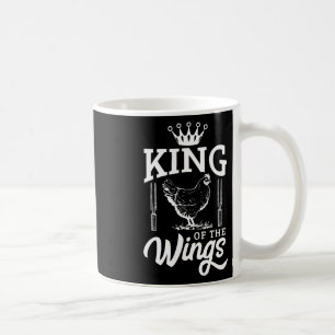 King of the Wings Grappige kip BBQ barbecue Koffiemok