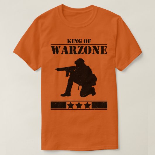 King of Warzone Gaming T-shirt (Design voorkant)
