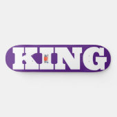 KING OFFICIEEL 8 1/4" Skateboard Deck (Horizontaal)