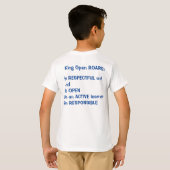 King Open ROARS T-shirt - Kinder (Achterkant volledig)