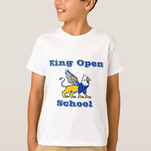 King Open ROARS T-shirt - Kinder (Voorkant)