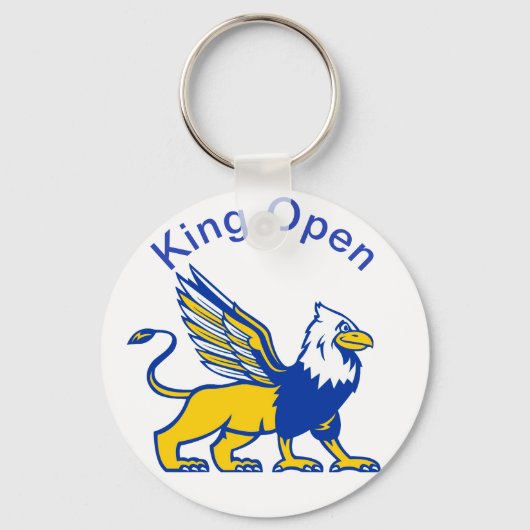 King Open Sleutelhanger (Voorkant)