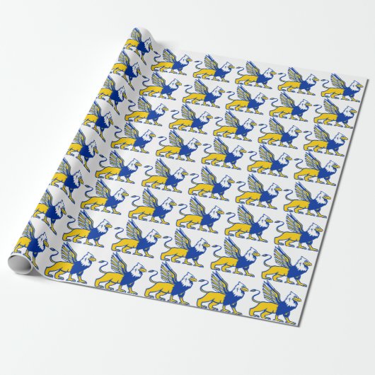 King Open Wrapping Paper Cadeaupapier (Uitgerold)