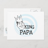 King Papa T-shirts en geschenken Briefkaart (Voorkant / Achterkant)