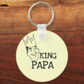 King Papa T-shirts en geschenken Sleutelhanger (Voorkant)