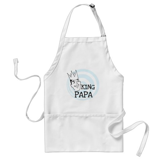 King Papa T-shirts en geschenken Standaard Schort (Voorkant)
