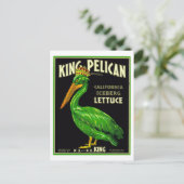 King Pelican California Sla - productie Briefkaart (Staand voorkant)
