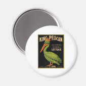 King Pelican Lettuce Magneet (Voorkant / Achterkant)