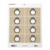 King Penguin Etiket (Full Sheet)