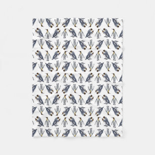 King Penguin Frenzy Fleece Blanket (kies kleur)